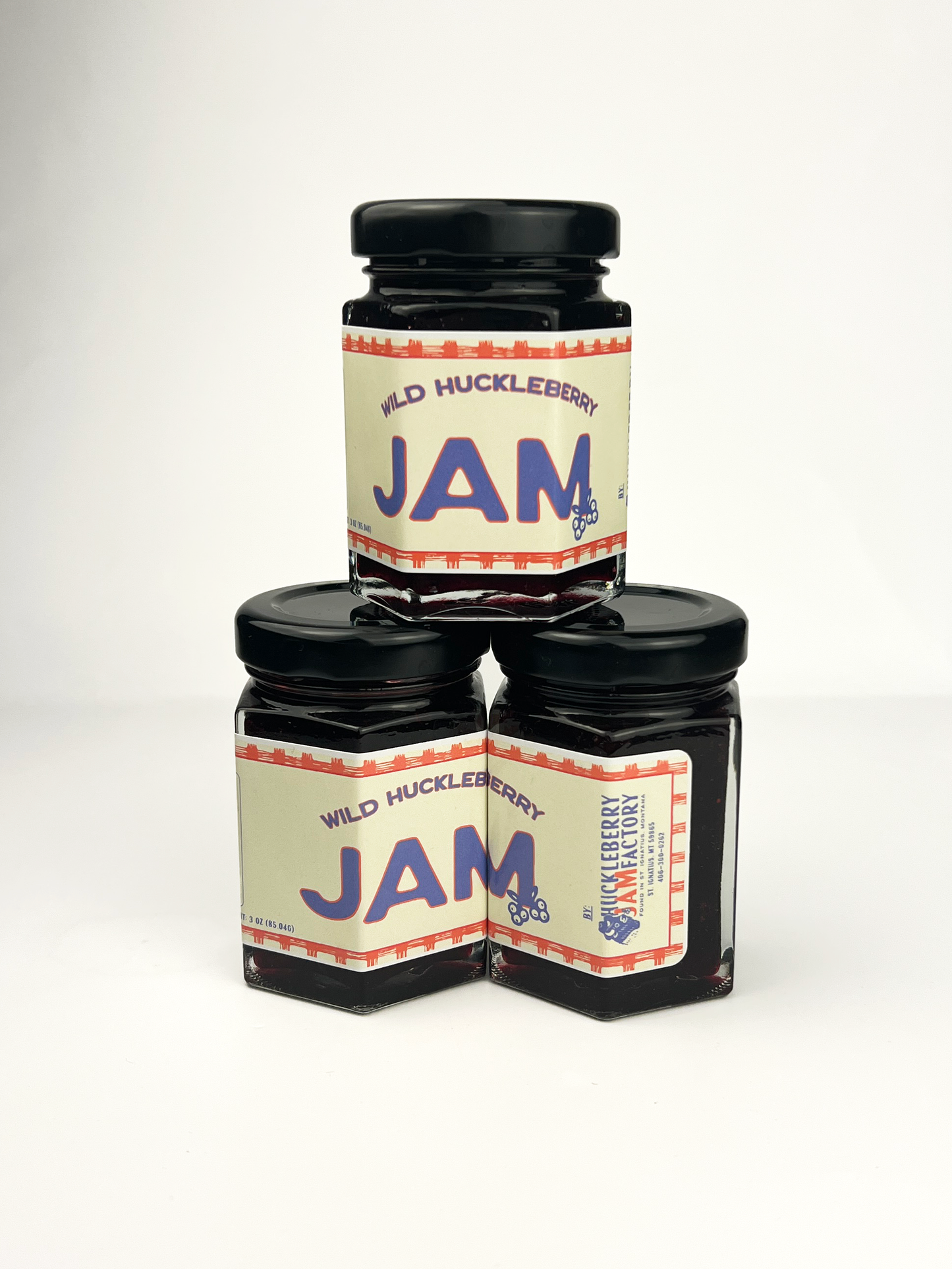 Wild Huckleberry Jam 3 oz
