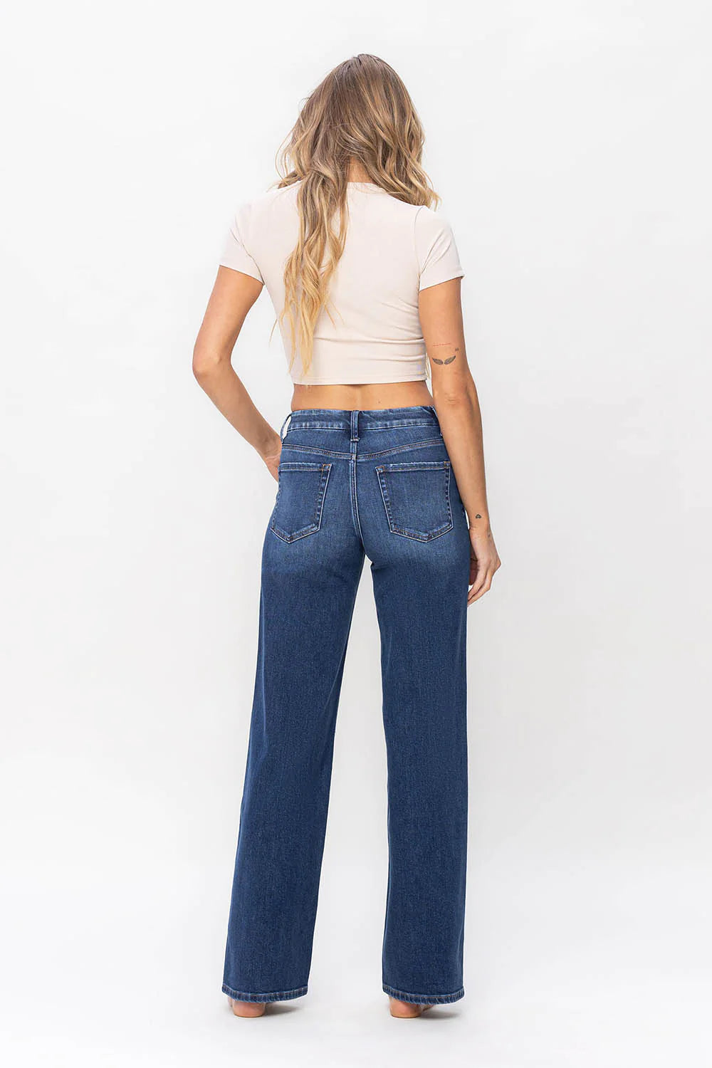 Flying Monkey: High Rise Loose Jeans #5363