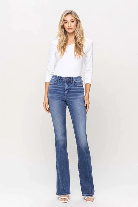 Flying Monkey:High Rise Bootcut Jeans #5099