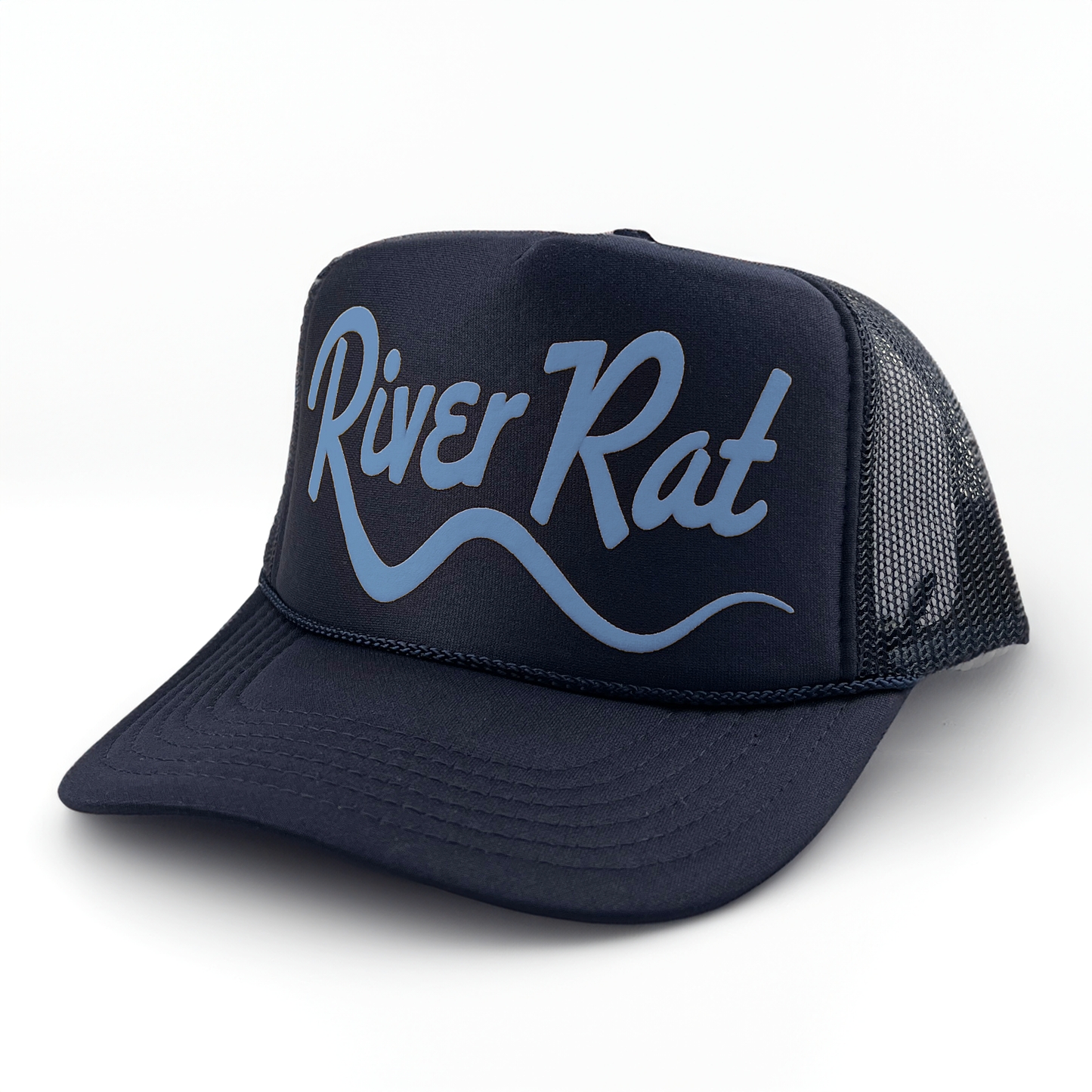 River Rat Adult Trucker Hat: Navy
