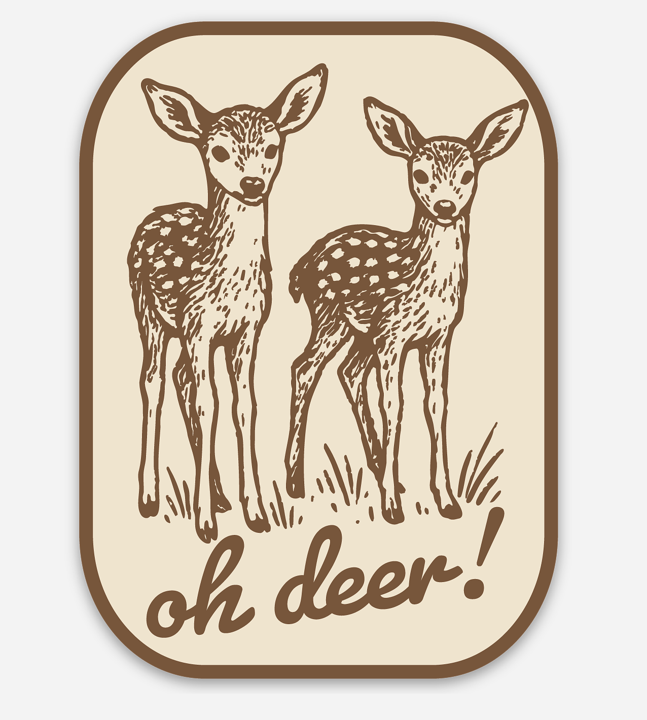Oh Deer! Sticker