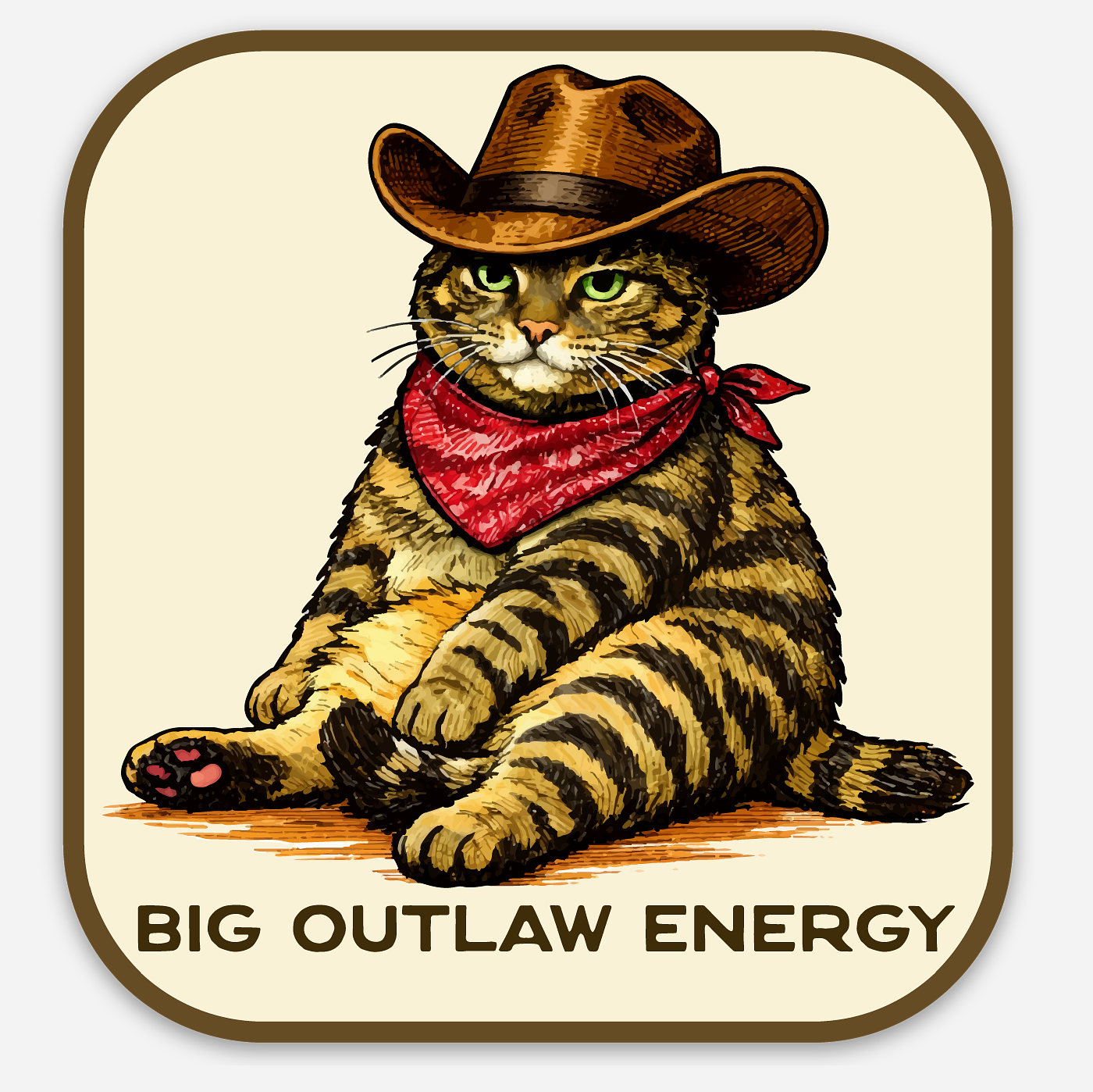 Big Outlaw Energy Sticker