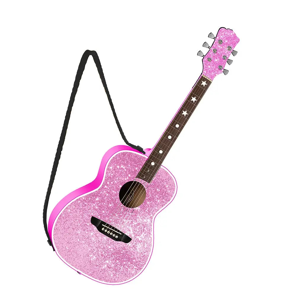Pink Guitar Ornament