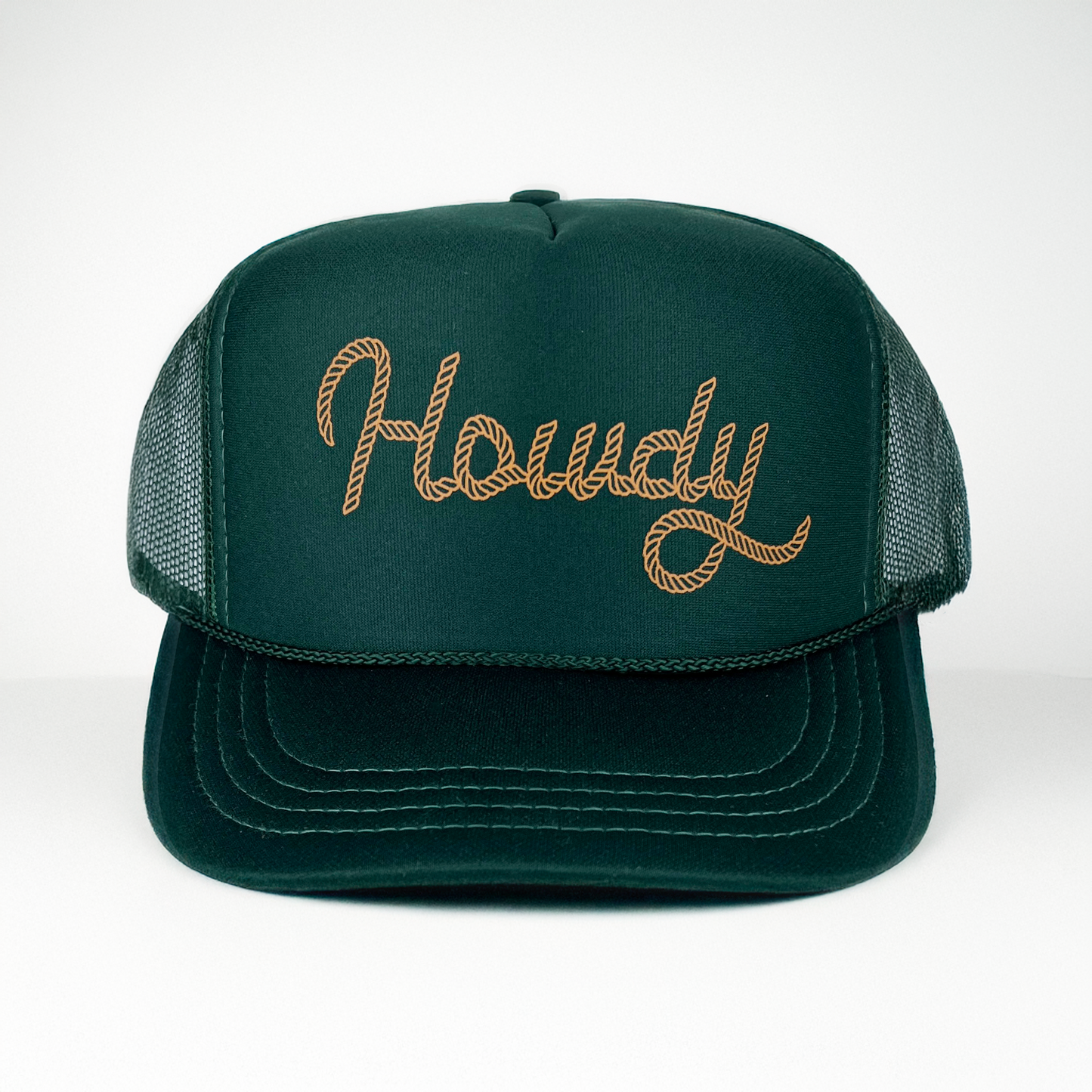 Howdy Kids Trucker Hat: Dark Green