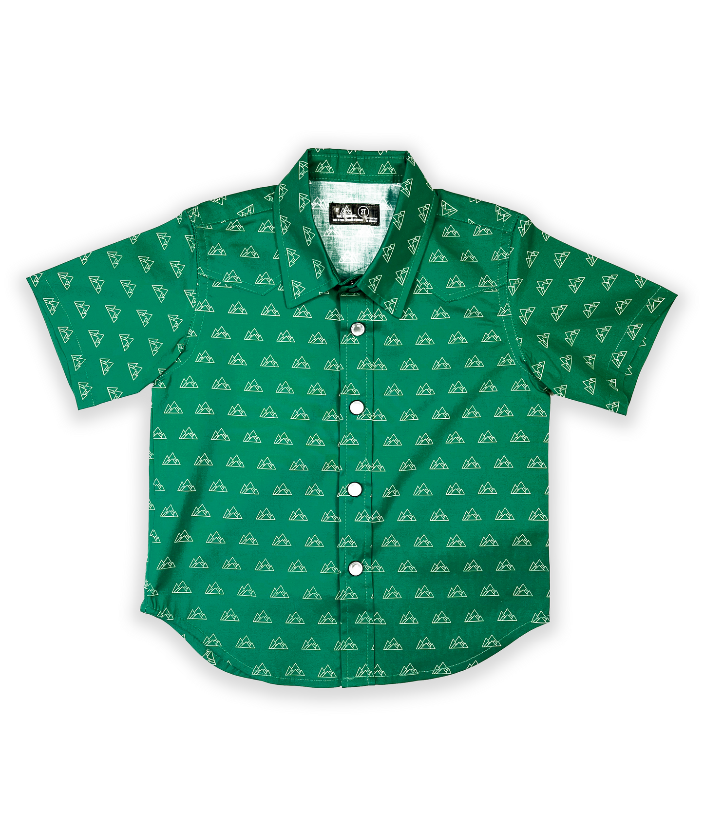 Logo Kids Button Down Shirt