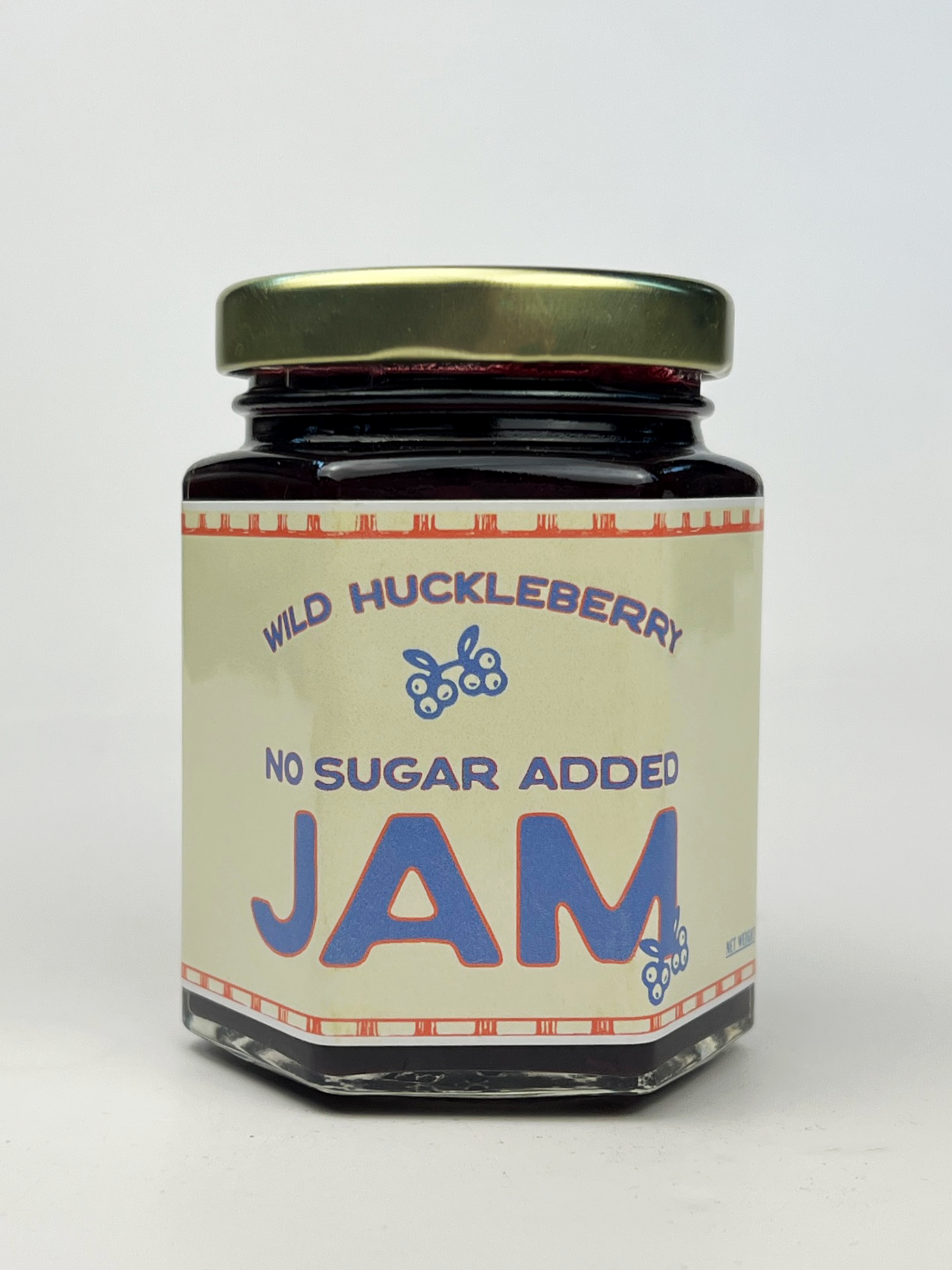 Wild Huckleberry Jam, Sugar Free- 8 oz
