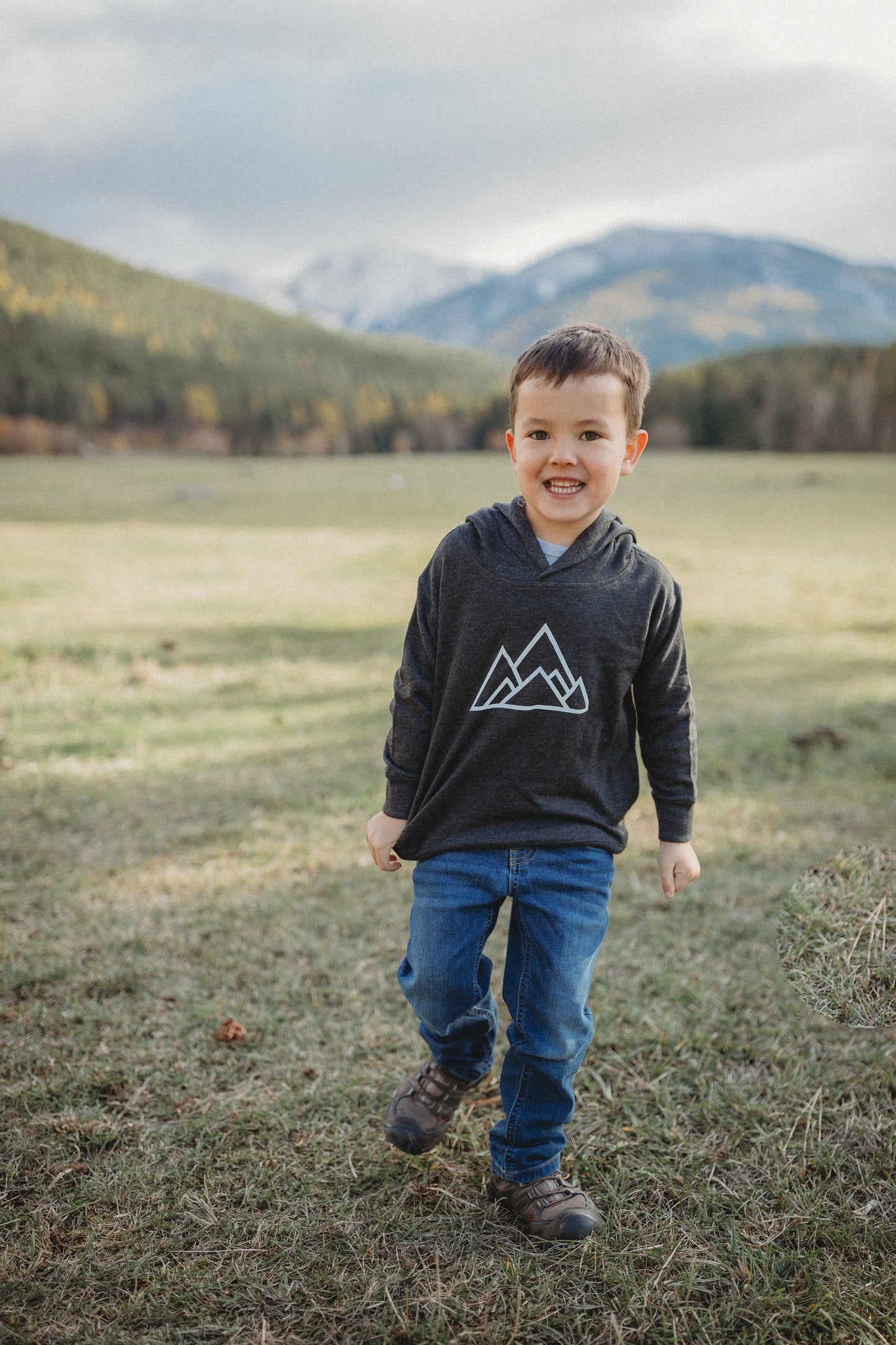 Made of Mountains Logo Kids Hoodie