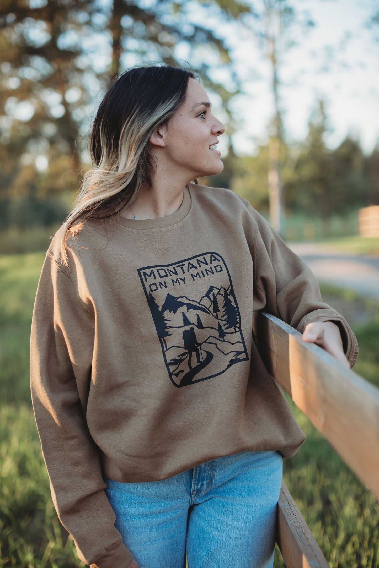 Montana On My Mind Adult Crew