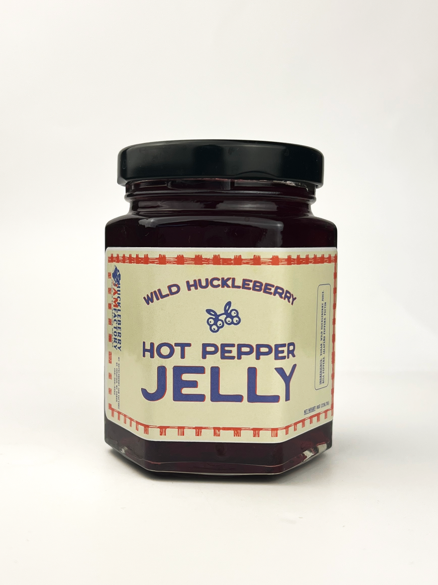 Wild Huckleberry Hot Pepper Jelly 8oz