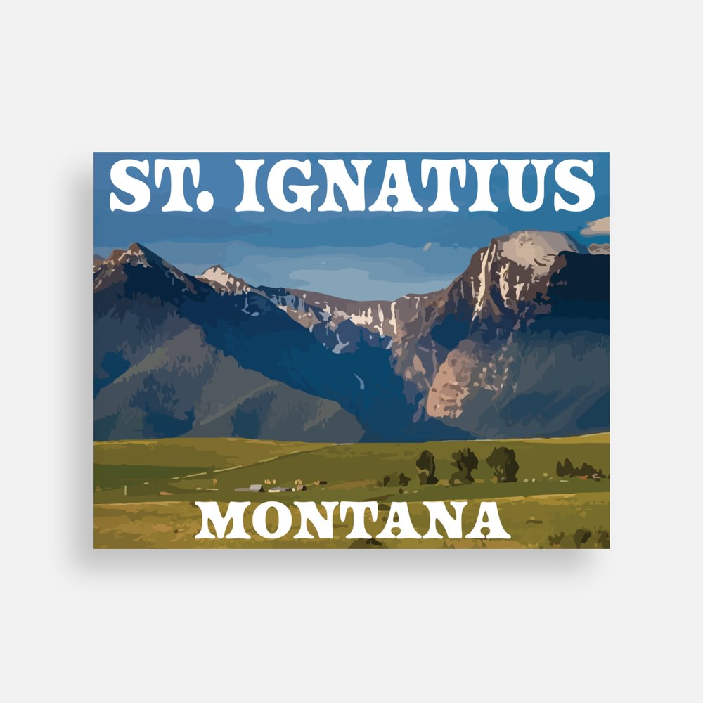 St. Ignatius Montana Postcard
