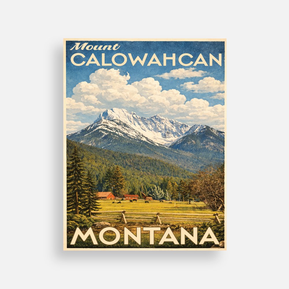 Mount Calowahcan Postcard