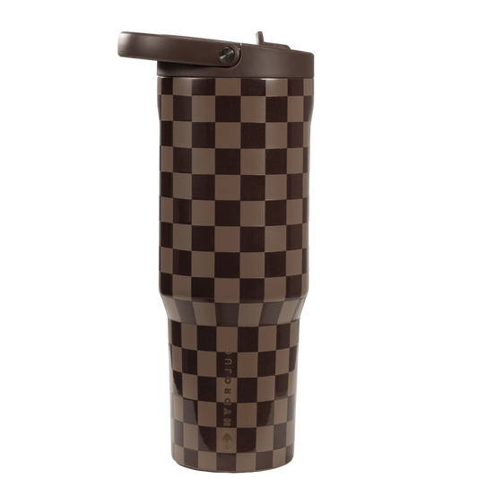 Autumn Checkers Hydrojug 32 oz Sport Water Bottle