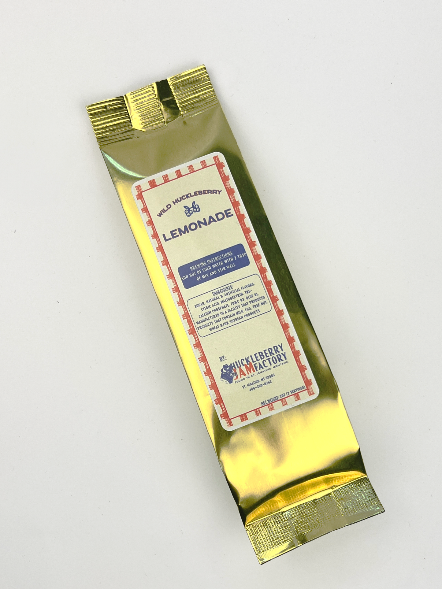 Wild Huckleberry Lemonade Mix 2 servings