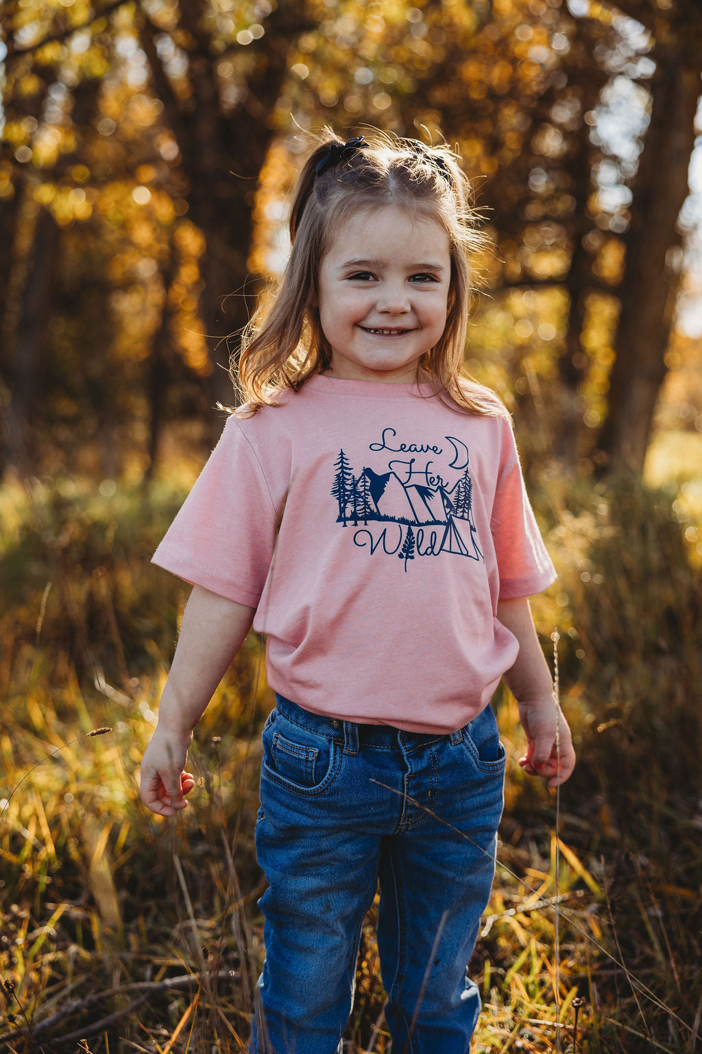 Leave Her Wild Kids Tee
