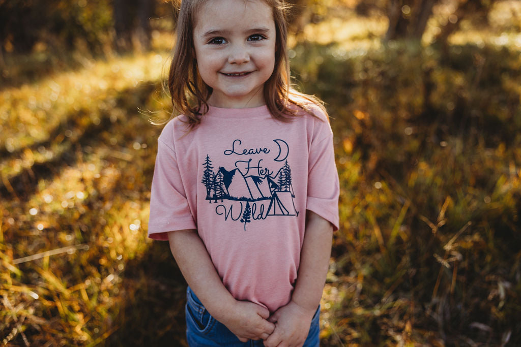 Leave Her Wild Kids Tee