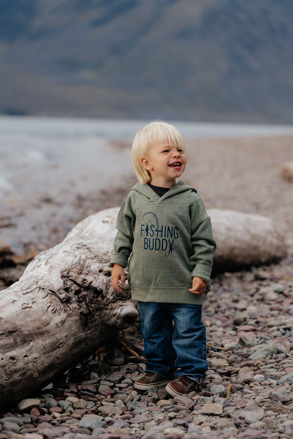 Fishing Buddy Kids Hoodie