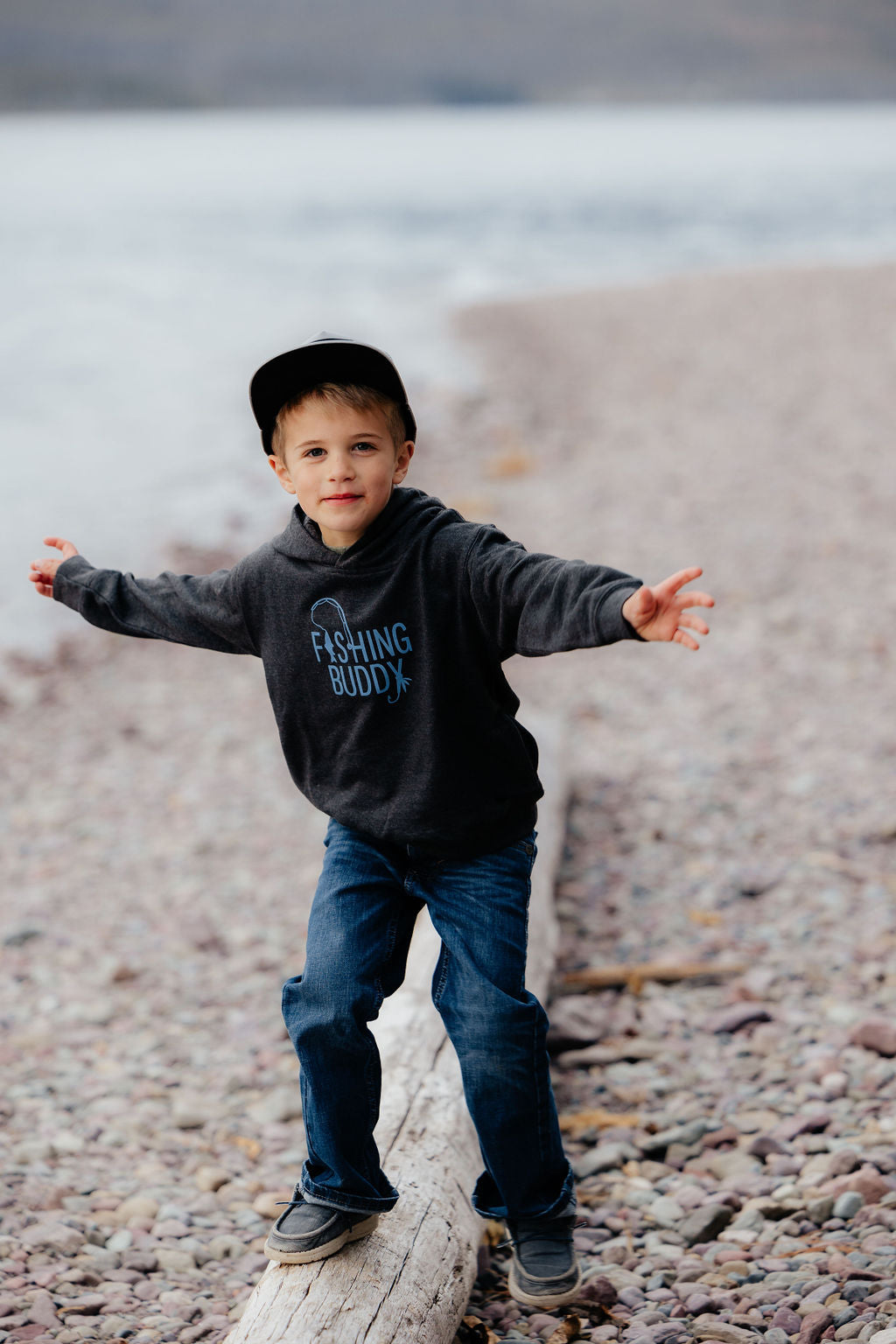 Fishing Buddy Kids Hoodie