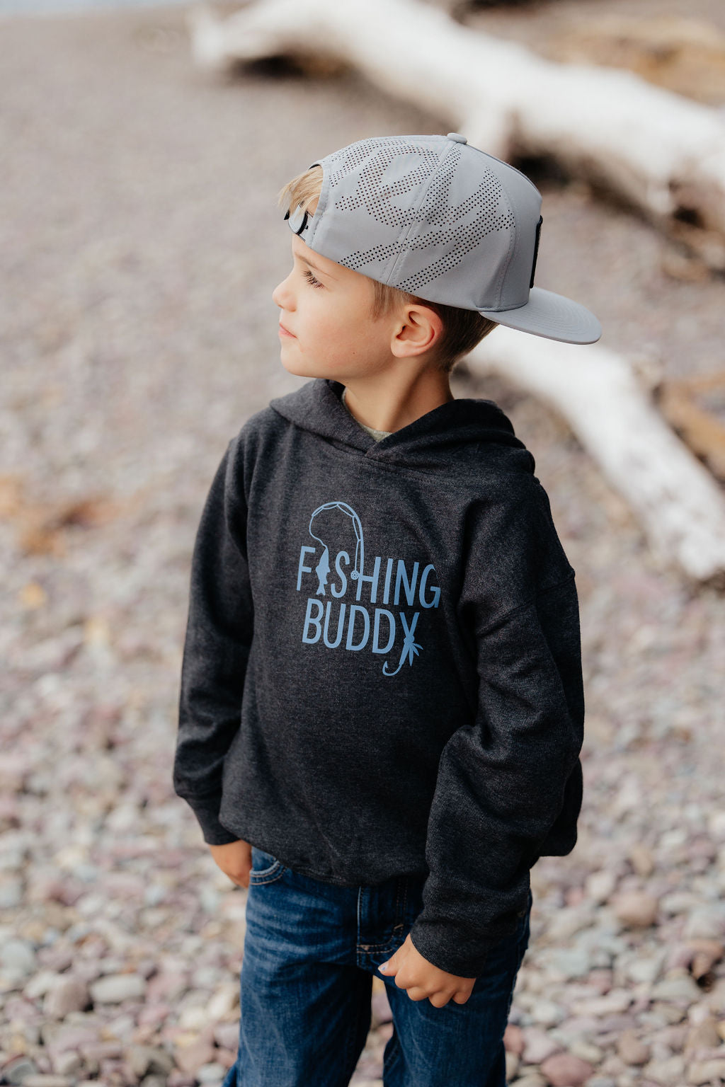 Fishing Buddy Kids Hoodie