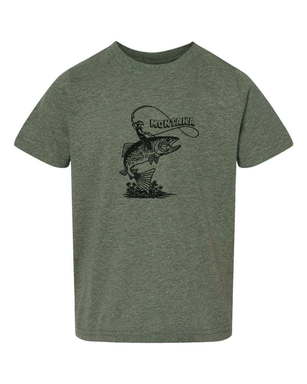 Hooked on Montana Kids Tee