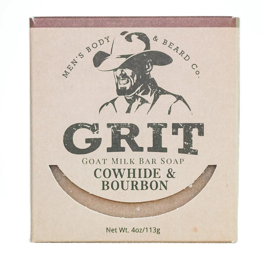 Cowhide & Bourbon Goat Milk Bar Soap