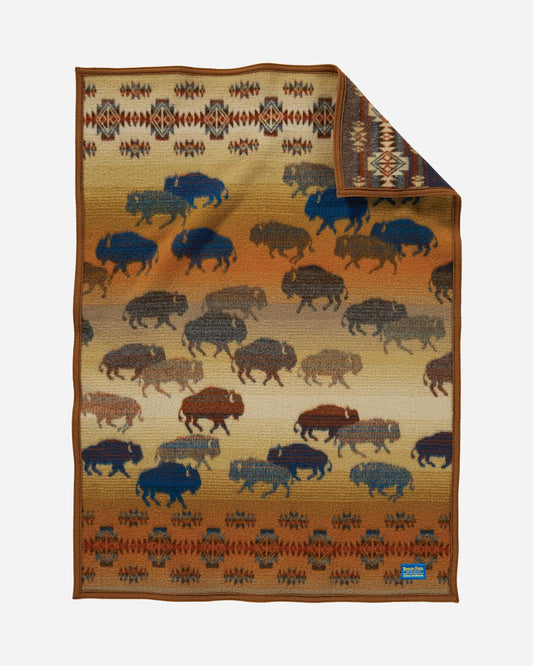 Pendleton Jacquard Crib Blanket- Prairie Rush Hour Rustic