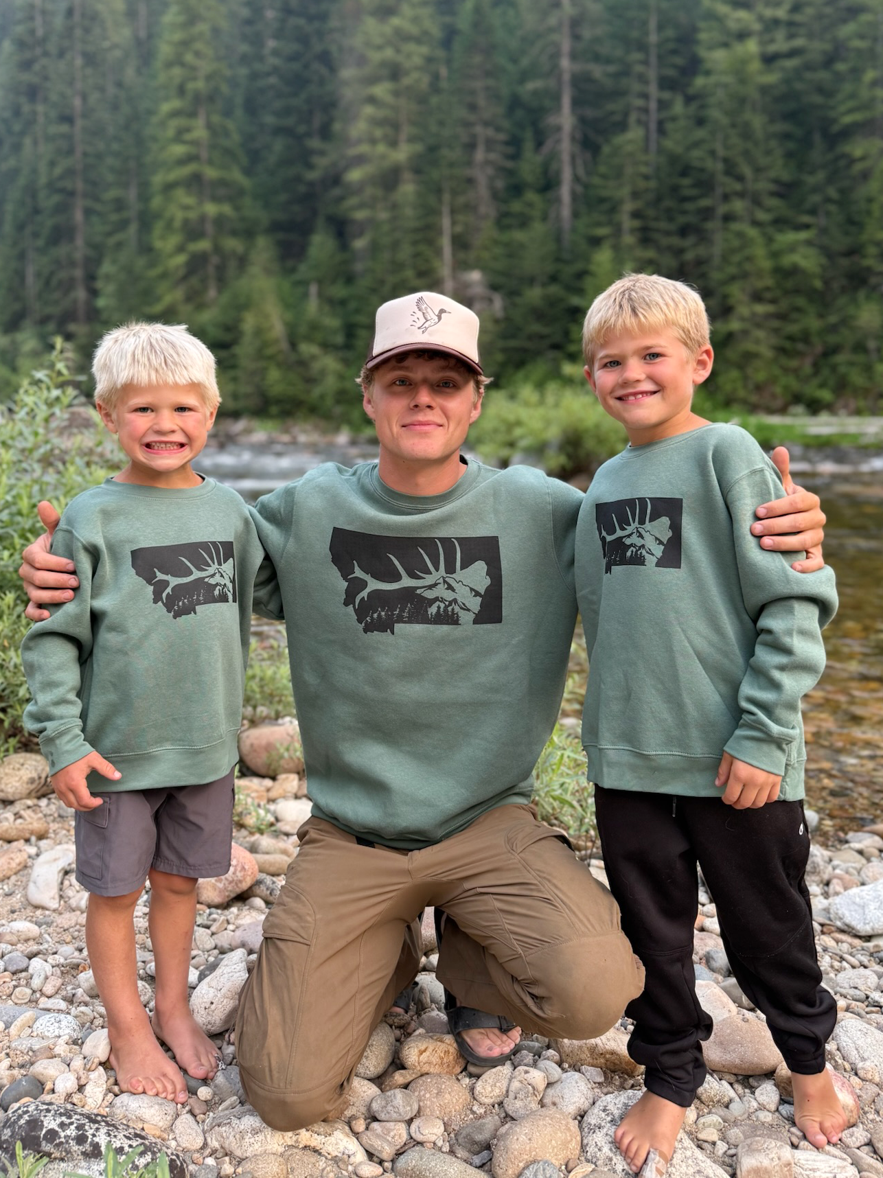 MT Bull Elk Kids Crew