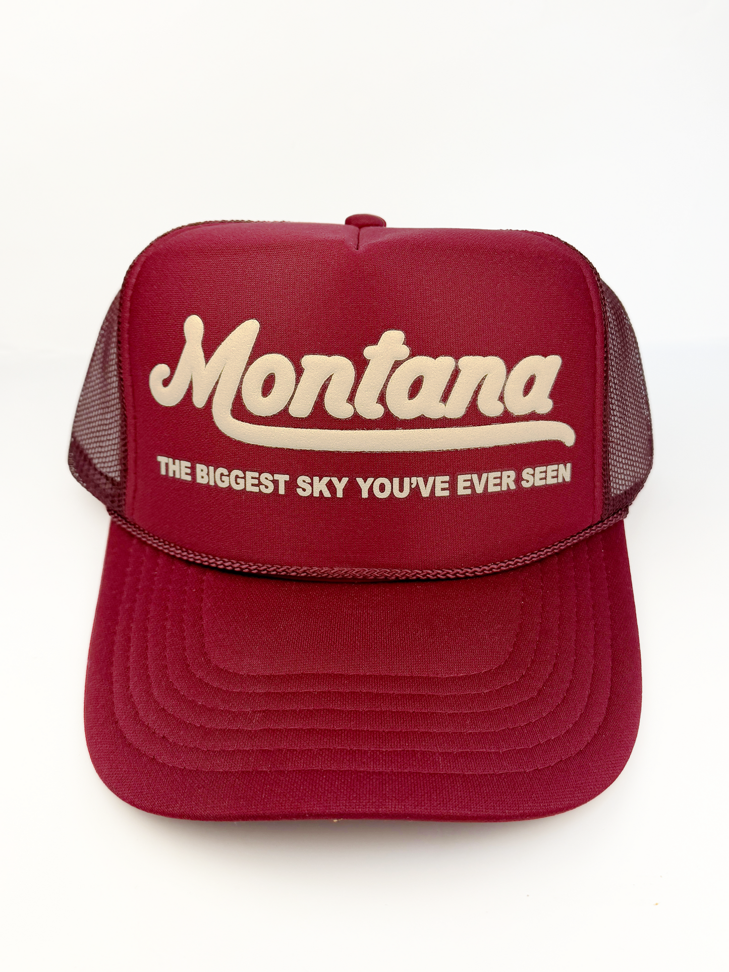 Montana: The Biggest Sky You've Ever Seen Adult Trucker Hat