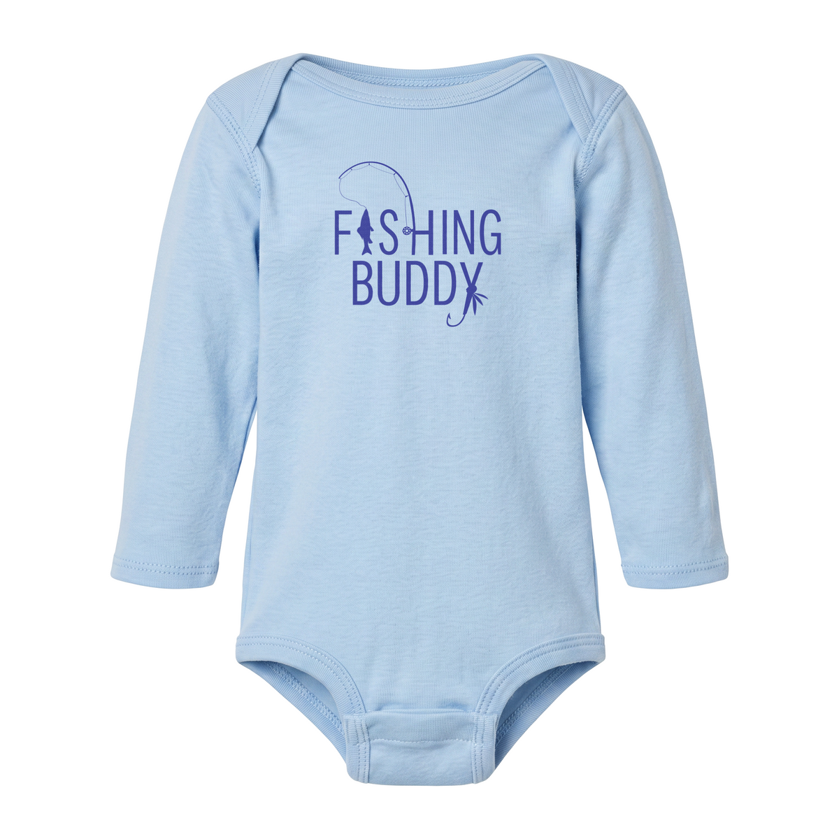 Fishing Buddy Long Sleeve Onesie