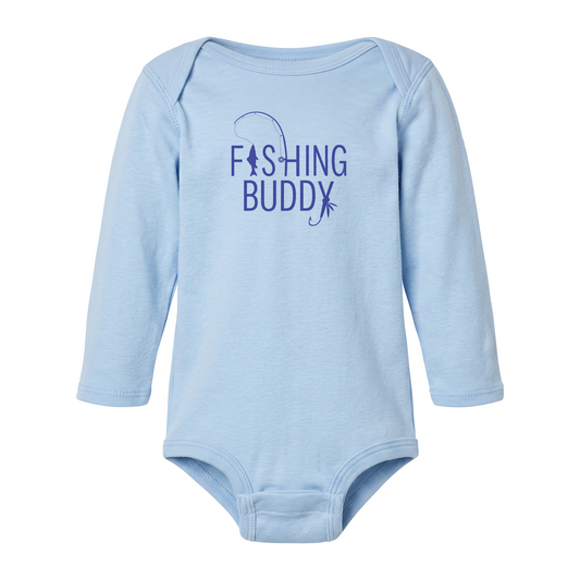Fishing Buddy Long Sleeve Onesie