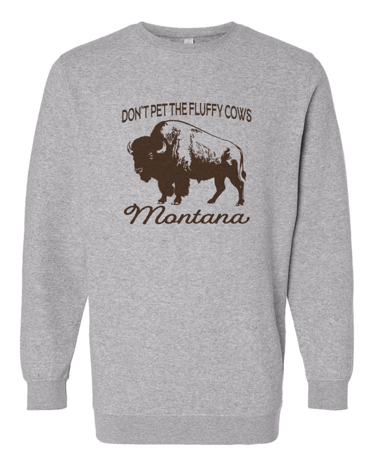 Fluffy Cows MONTANA Adult Crew