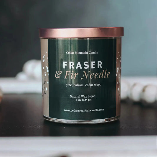 Fraser & Fir Needle- Whiskey Jar Candle 9oz