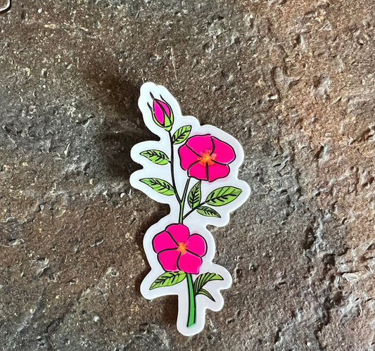 Wild Rose Sticker