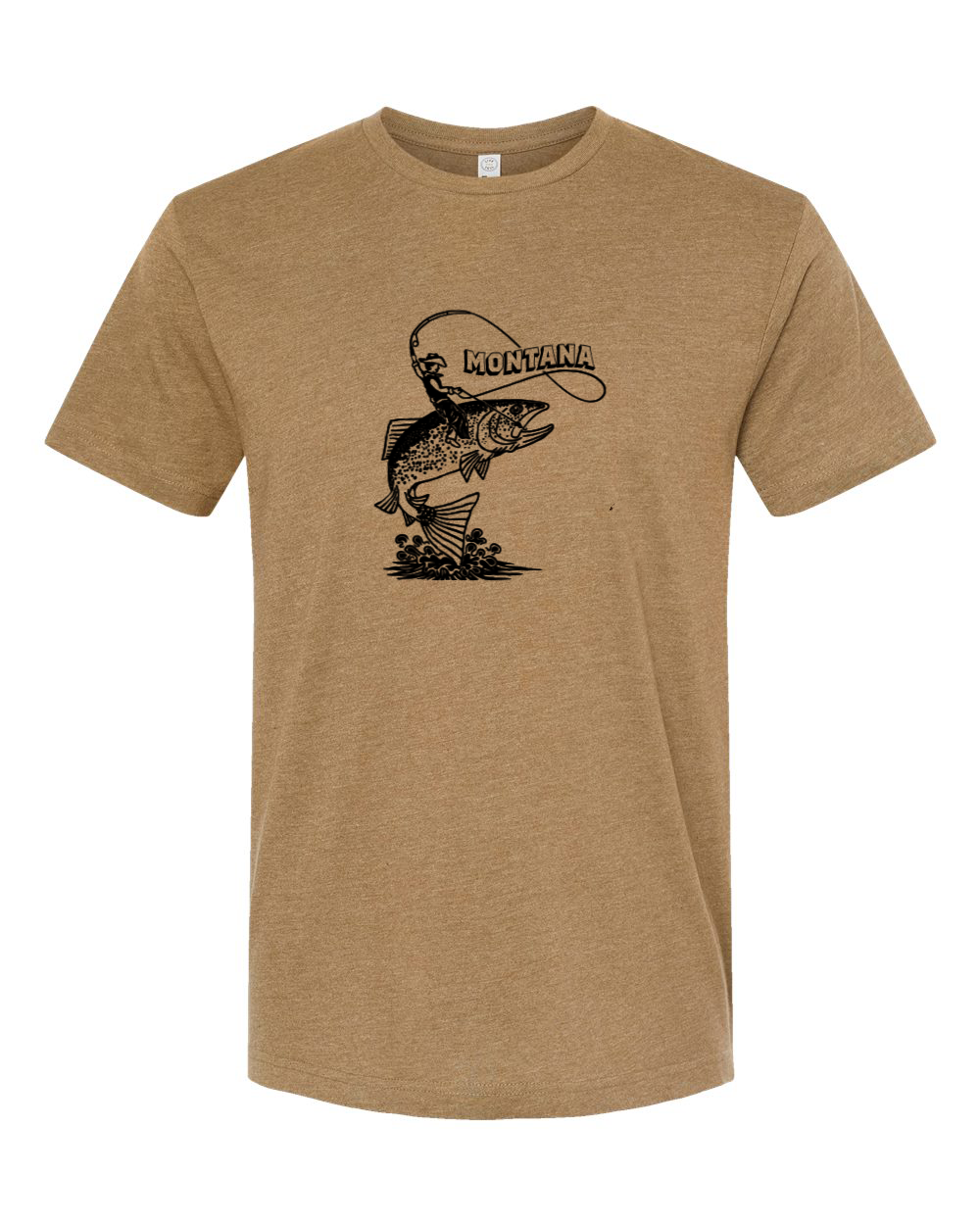 Hooked On Montana Adult Tee