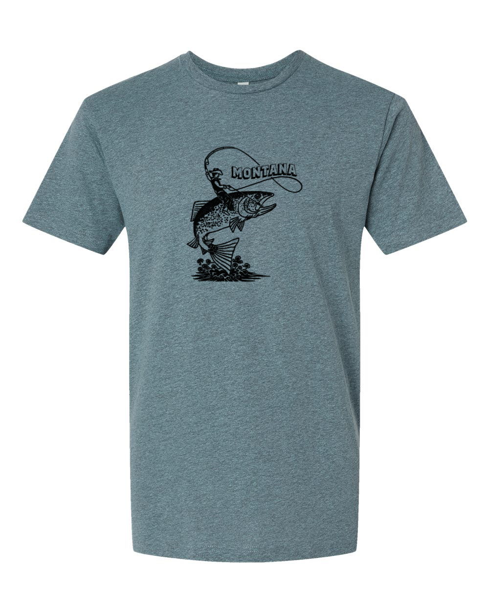 Hooked On Montana Adult Tee