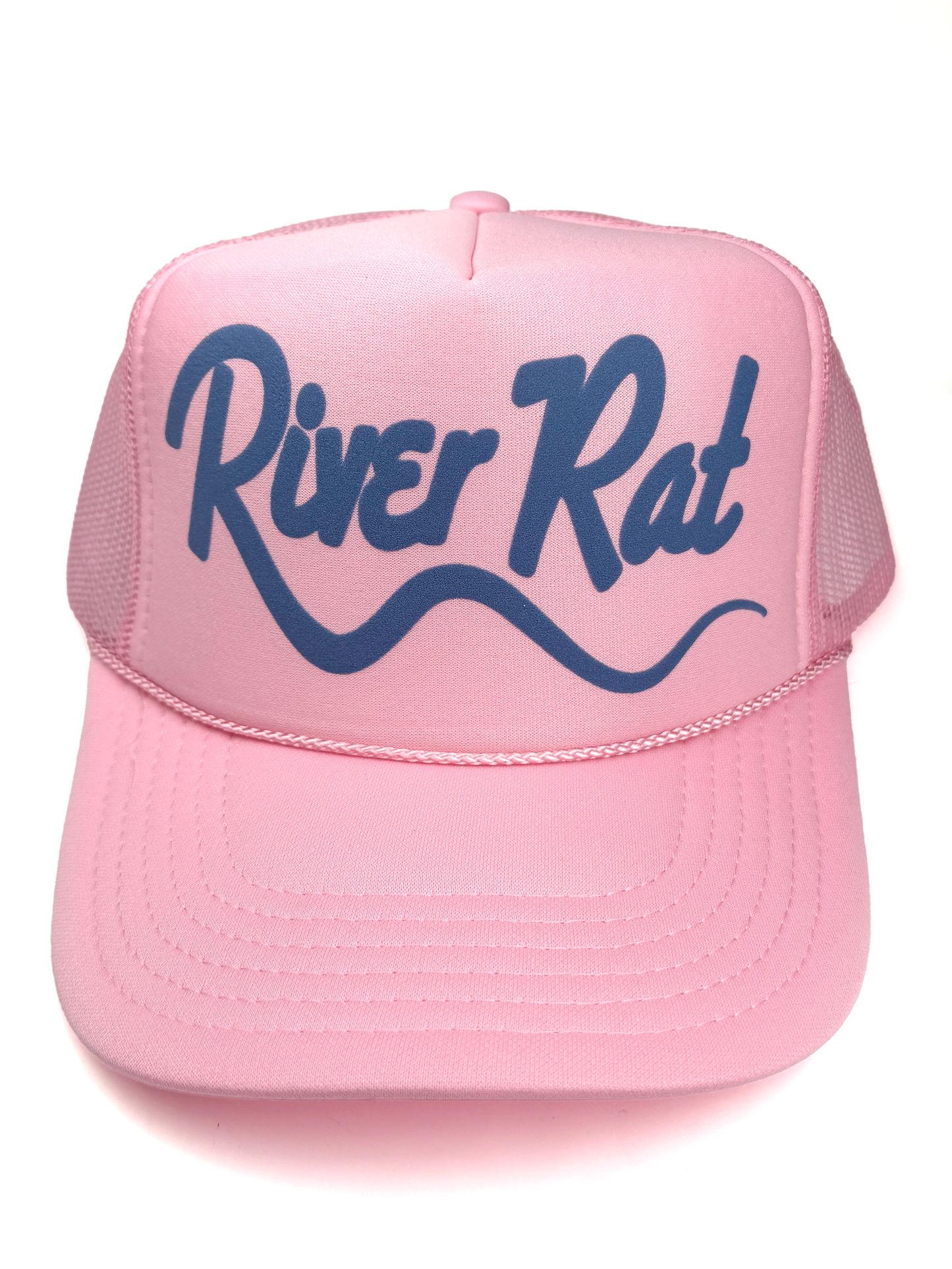 River Rat Adult Trucker Hat: Pink