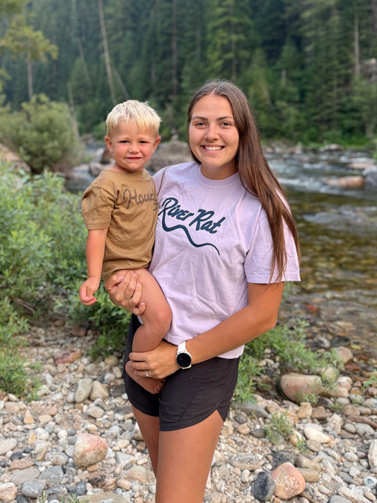 River Rat Ladies Crop CC Tee