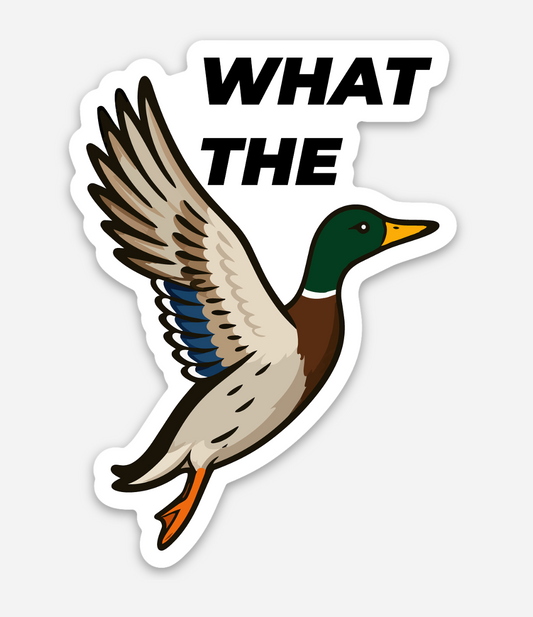 What The Duck Sticker