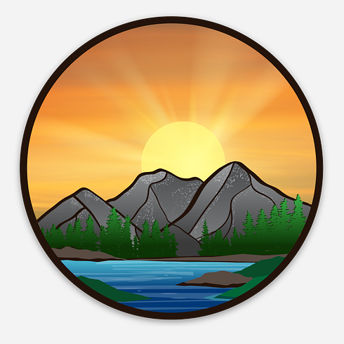 Mission Valley Sunrise Sticker