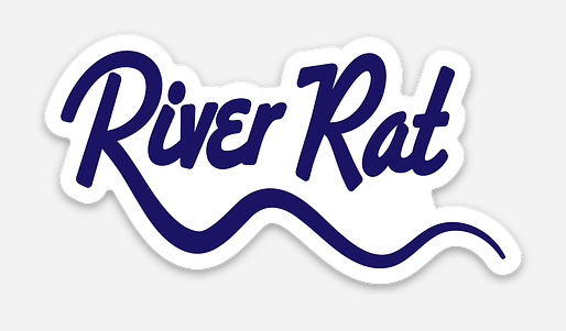River Rat Sticker