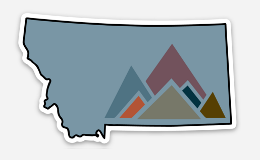 MT Made of Mountains Sticker
