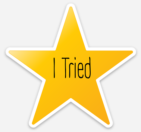 I Tried Sticker