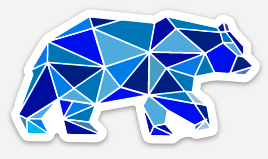 BlueBEARy Sticker