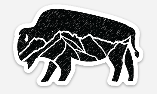 Bison-Wahcan Sticker