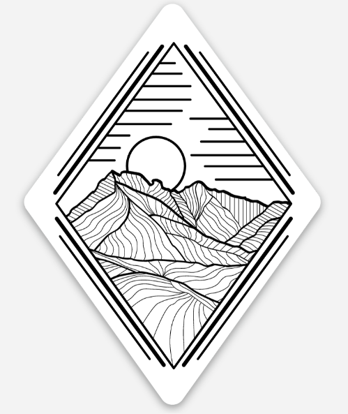 Mt. Calowahcan Sticker