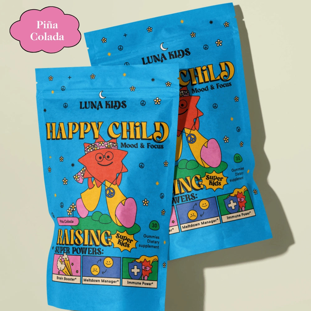Happy Child: Mood & Brain Gummy- Pina Colada Flavor