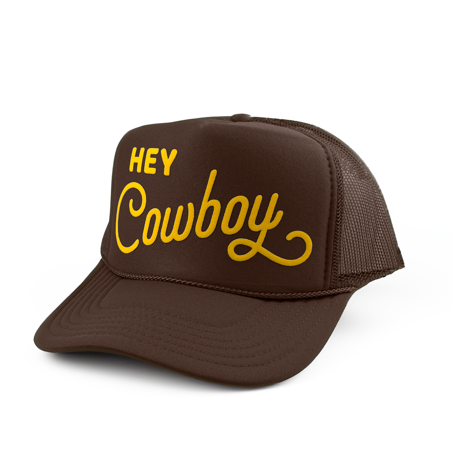 Hey Cowboy Adult Trucker Hat