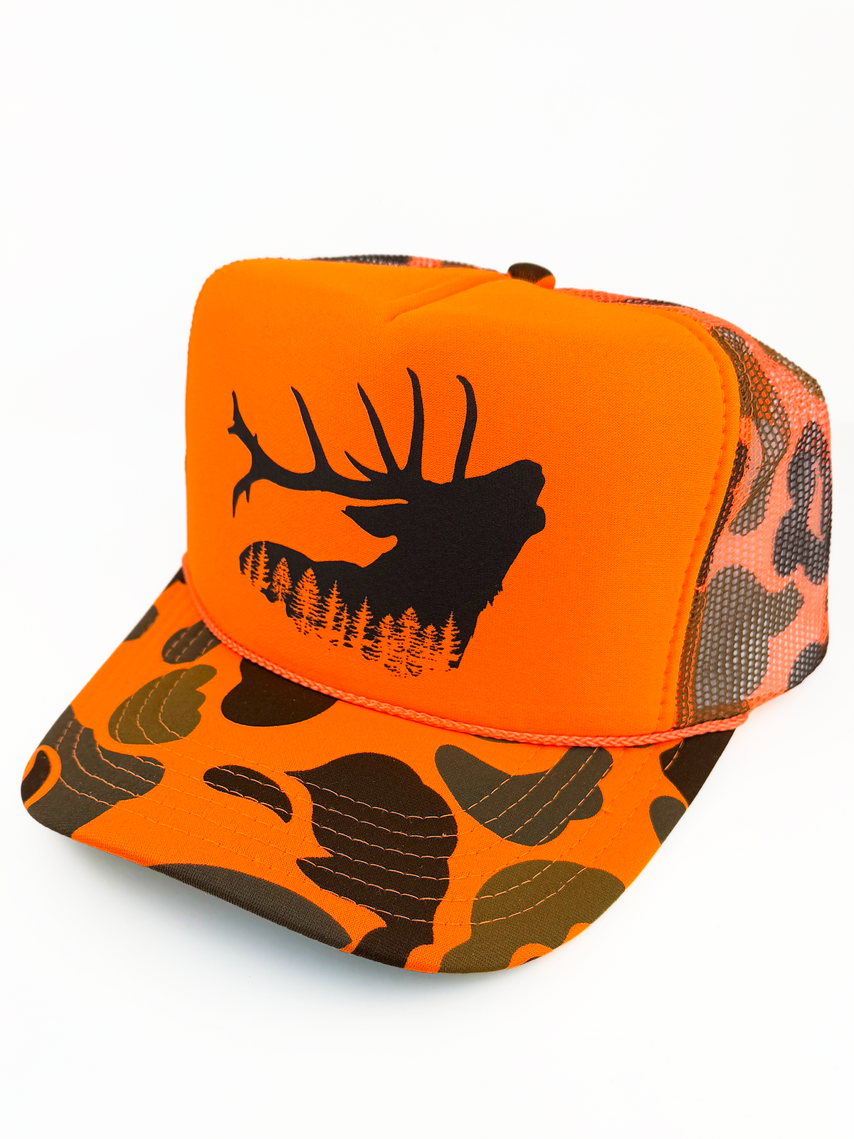 Bugling Elk Adult Trucker Hat