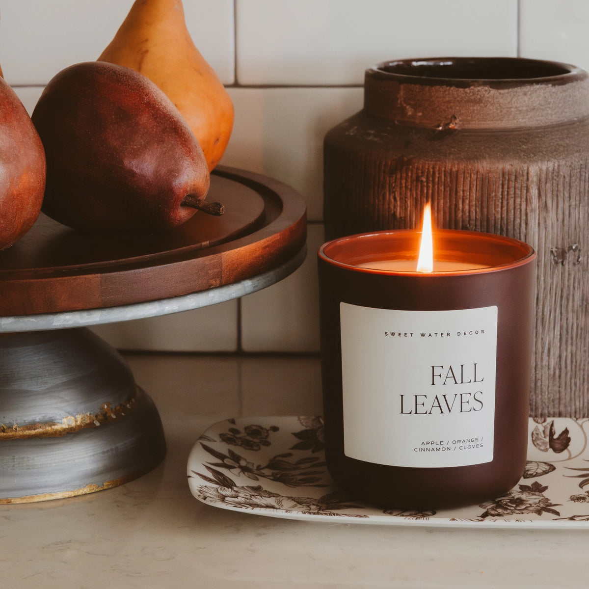 Fall Leaves Soy Candle 15oz