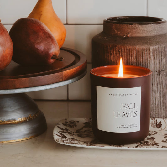 Fall Leaves Soy Candle 15oz