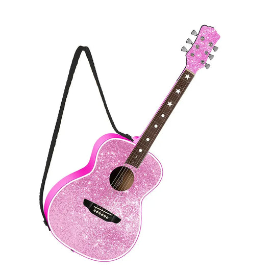 Pink Guitar Ornament